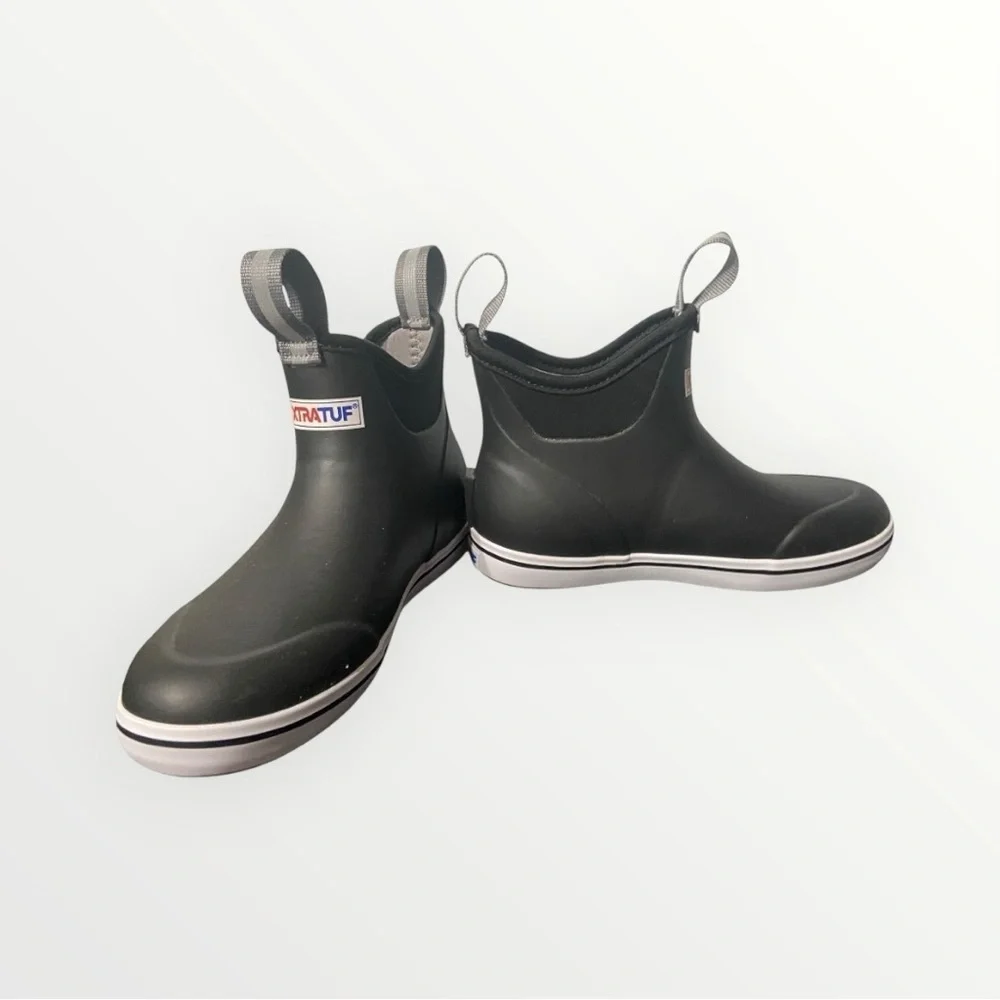 XTRATUF Women’s Ankle Deck Boots – Black – Size 5 US – New Without Tags - Picture 2 of 4